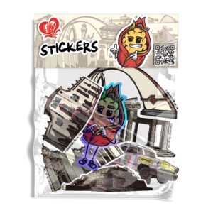 Paquete stickers monumentos